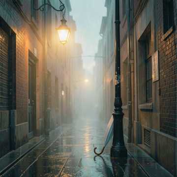雨停没说话