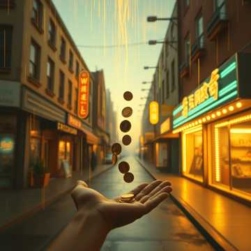 金币天空雨