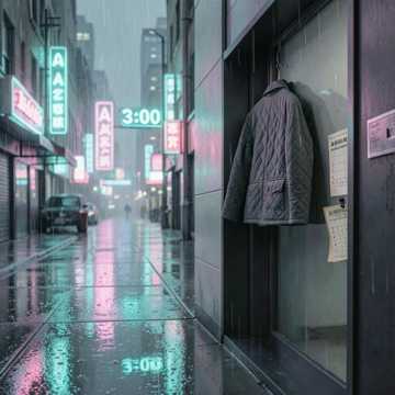旧日历夹着雨声