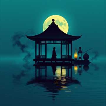 对影三人