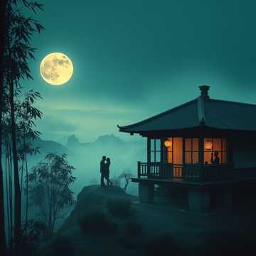 茶烟吻过月光