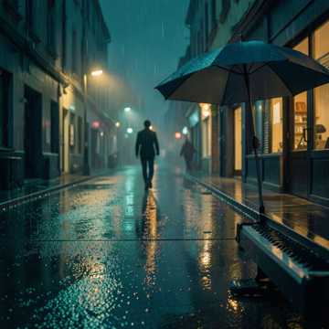 雨天慢镜头