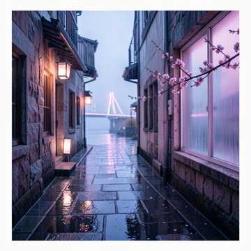 烟雨海棠