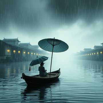烟雨里的船票