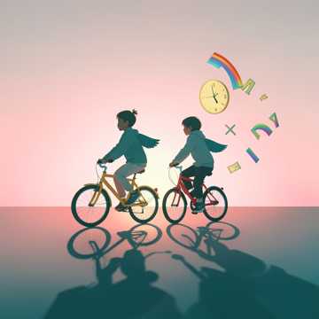 打翻彩虹闹钟