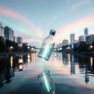 晚风与漂流瓶