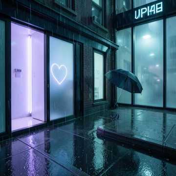雨踩碎了一地痕迹