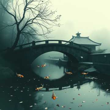 烟雨画桥