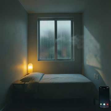 昏黄雨痕