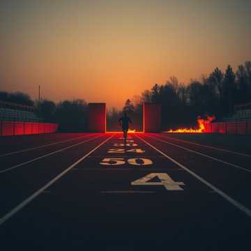 中考倒计时，奔跑吧少年