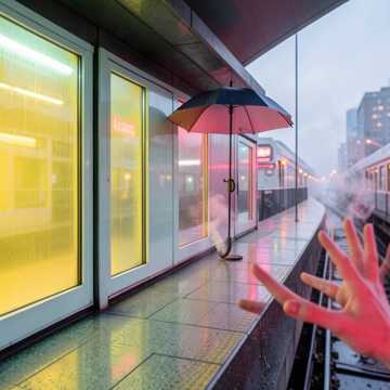 风吹过车窗