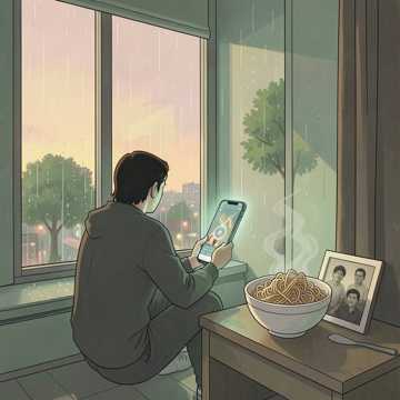 泡面晚九点半