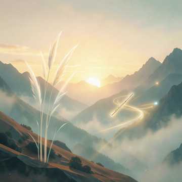 夕阳芦歌