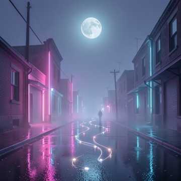 Neon Ghost Town