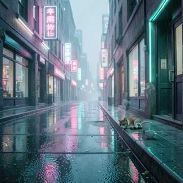 未熄的街灯