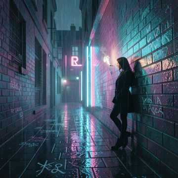 霓虹巷口