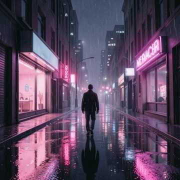 霓虹迷路街