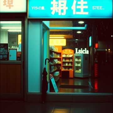 雨季打烊的便利店