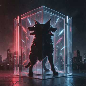 藏獒露牙