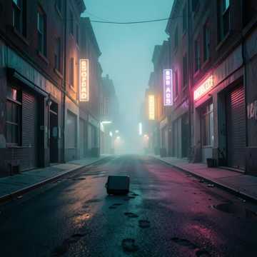 霓虹旧街