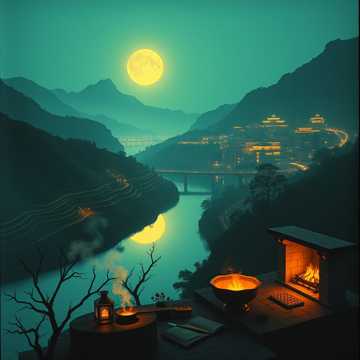 月琴拨响炊烟