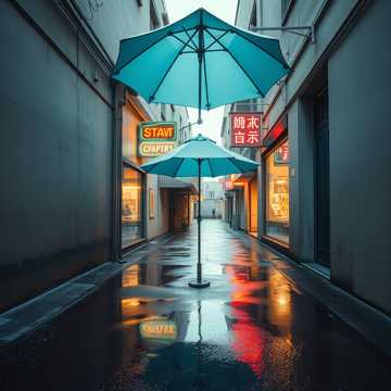旧巷的雨又遇见你