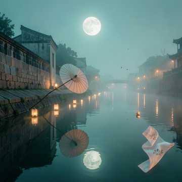 月牙湾上的绣帕
