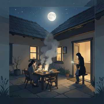 麦秸垛下的晚饭香