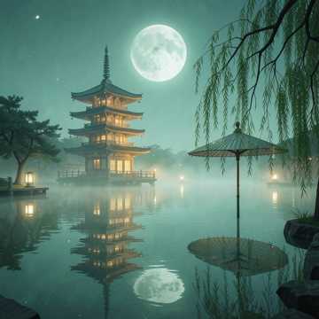 西湖倒影