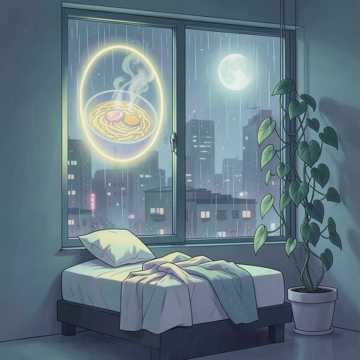 出租屋的最后一盏灯