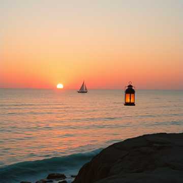 2. The edge of the ocean