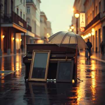 雨后空琴