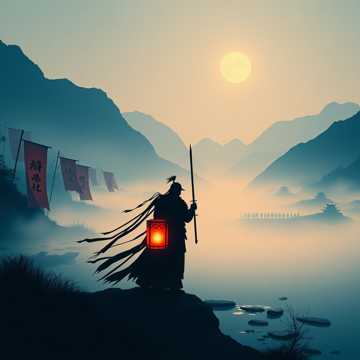 挑灯看剑霜满天