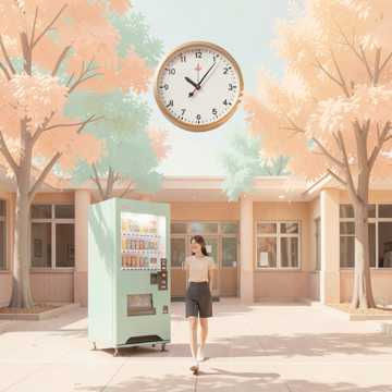 逆时针的钟