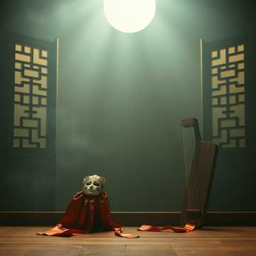 油彩眉眼
