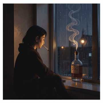 烟与酒的陪伴