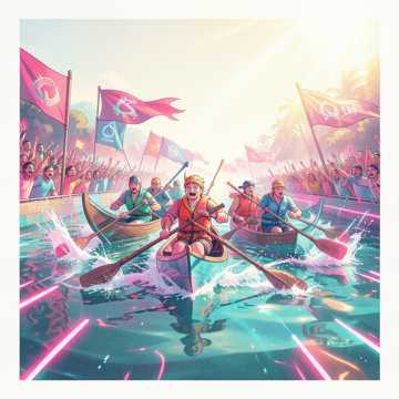 五一龙舟冲