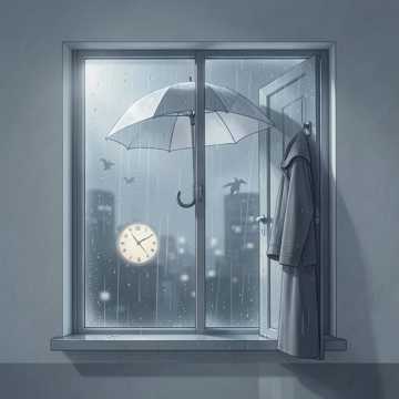 雨落空房间