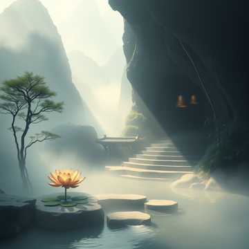 入庐山 忘人间