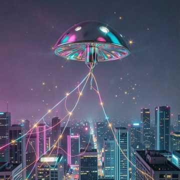 冬菇模样的风筝