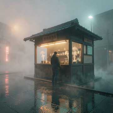 巷口旧茶摊