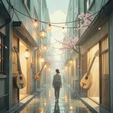 折花遇风