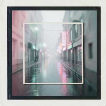 雨渍的相框
