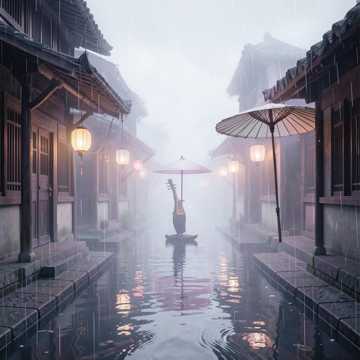 烟雨渡
