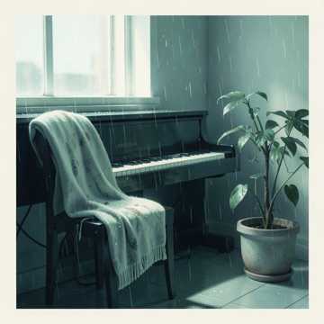 旧琴键的雨