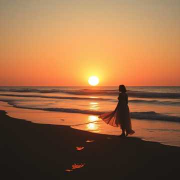 浪花咬碎月光