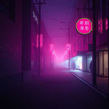 네온 그림자 연습
