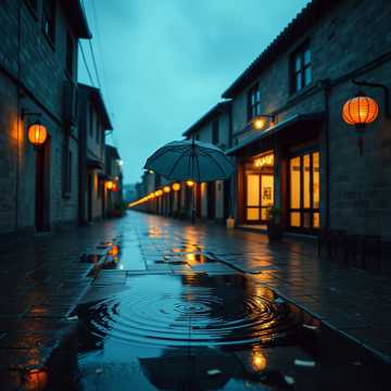 青石信纸雨
