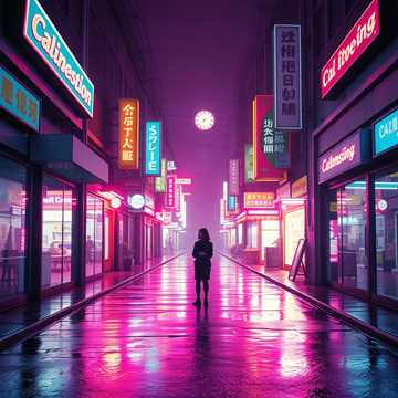 霓虹未眠人