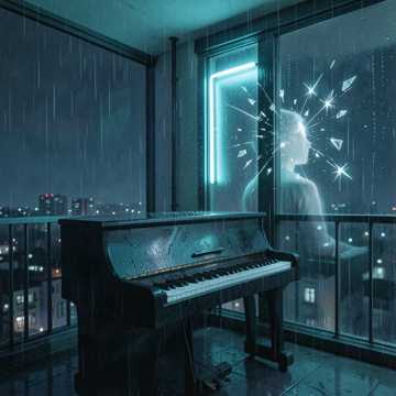 雨停琴键渐冷